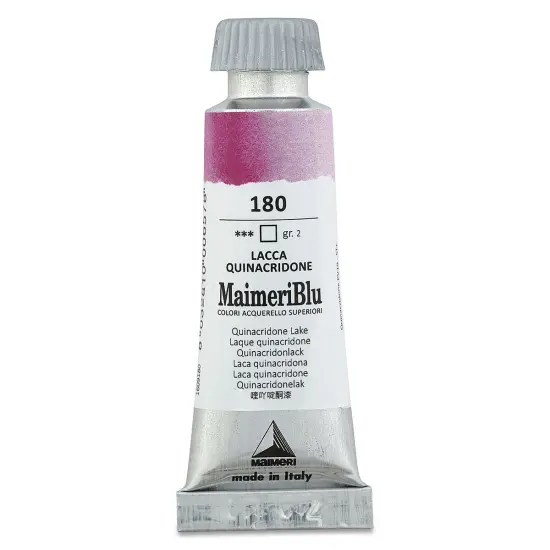 Maimeri Blu Artist Watercolor - Quinacridone Lake, 12 ml Tube {1}