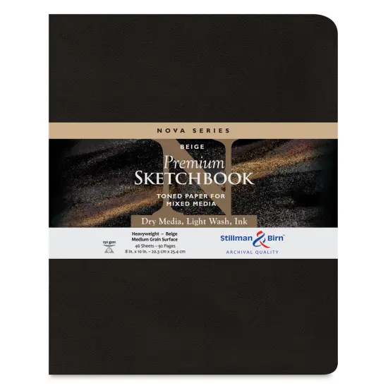 Stillman & Birn Nova Series Toned Softcover Sketchbook - Beige, 8" x 10" {1}
