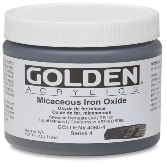 Golden Special Iridescent Acrylics - Micaceous Iron Oxide, 4 oz {2}