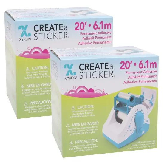 Multipack of 2 - Xyron 250 Refill Cartridge-2.5"X20' Permanent {1}