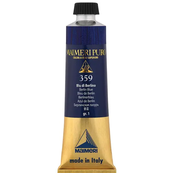 Maimeri Puro Oil Color - Berlin Blue, 40 ml tube {1}