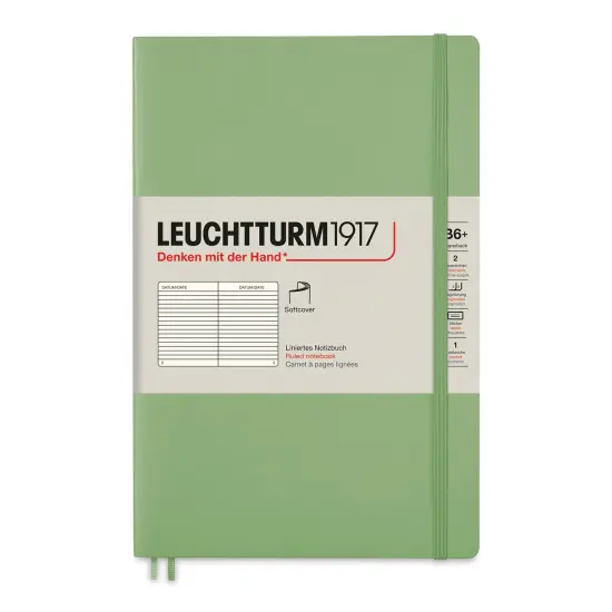 Leuchtturm1917 Ruled Softcover Notebook - Sage, 5" x 7-1/2" {1}