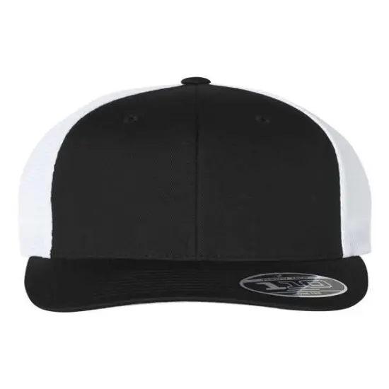 Flexfit&reg; Mesh Back Cap Charcoal/ White {4}