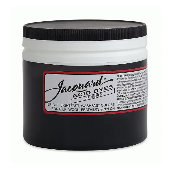 Jacquard Acid Dye - Fire Red, 8 oz {1}