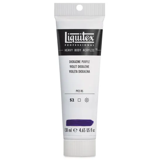 Liquitex Heavy Body Artist Acrylics - Dioxazine Purple, 4.65 oz Tube {2}