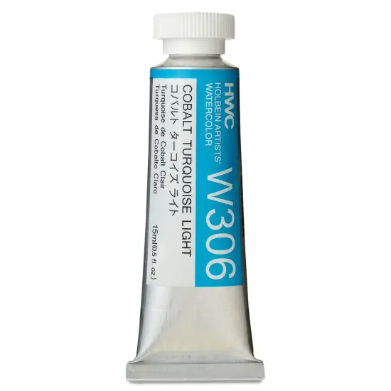 Holbein Artists' Watercolor - Cobalt Turquoise Light, 15 ml tube {1}