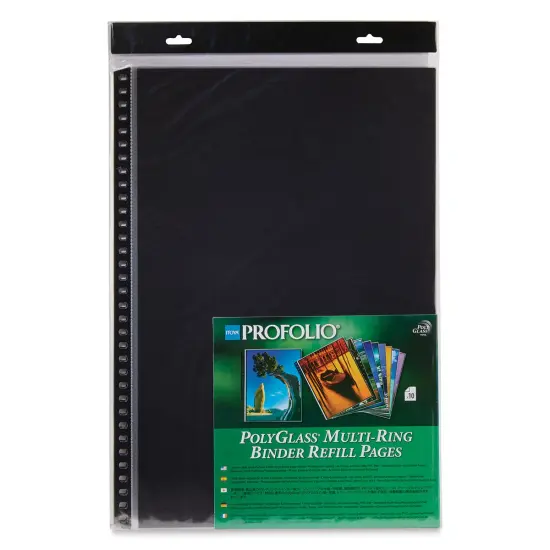Itoya PolyGlass Refill Page Pack - 11" x 17", Portrait, Pkg of 10 {1}