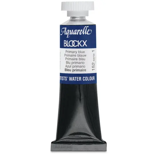 Blockx Artists' Watercolor - Primary Blue, 15 ml Tube {1}