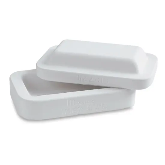 Mayco Slump and Hump Mold - 7 1/2"L x 4"W x 1"H, Rectangle {2}
