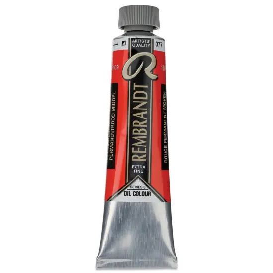 Rembrandt Artists' Oil Color - Permanent Red Medium, 40 ml tube {1}