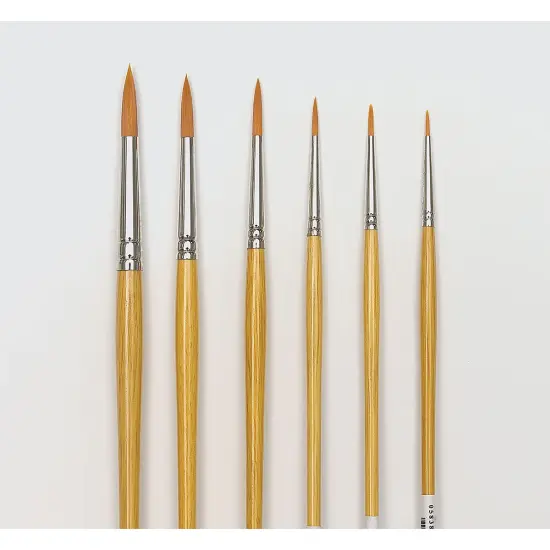 Blick Academic Synthetic Golden Taklon Brush Set - Set of 6 {2}