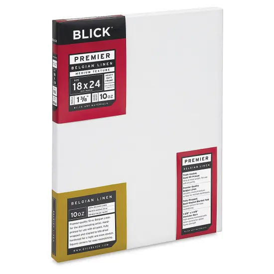 Blick Premier Belgian Linen - 18" x 24", Oil-Primed, 1-3/8" Profile {2}