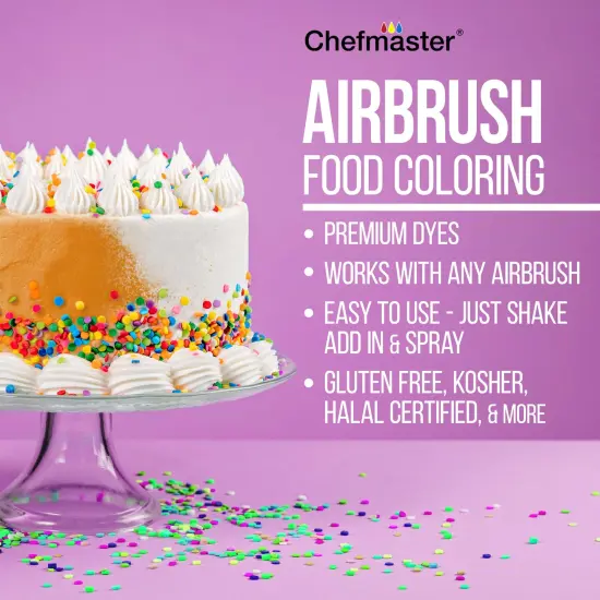 Cake Decorating 2 Airbrushing System Kit with 12 Color Food Coloring Set, Pro Cool Runner II Dual Fan Air Compressor - How To Guide {6}