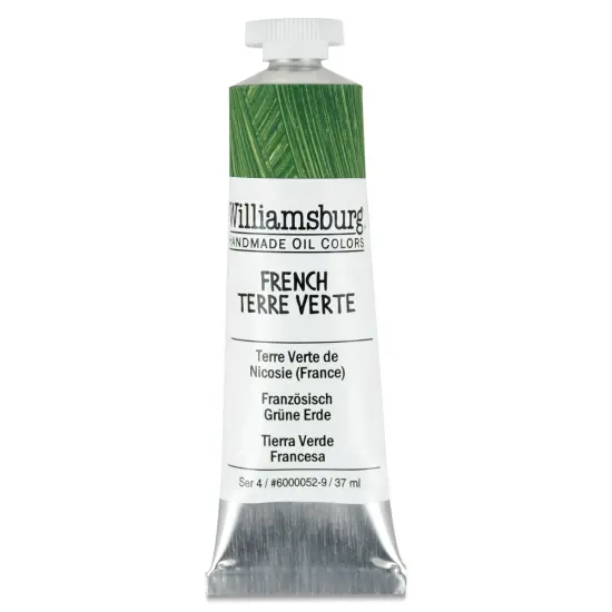 Williamsburg Handmade Oil Paint - French Terre Verte, 37 ml tube {1}