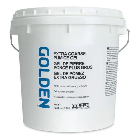 Golden Acrylic Medium - Extra Coarse Pumice Gel, Gallon {2}