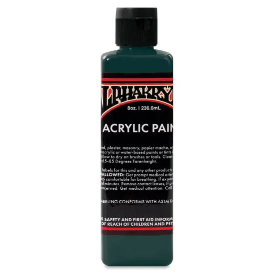 Alpha6 Alphakrylic Acrylic Paint - Dark Olive, 8 oz {1}
