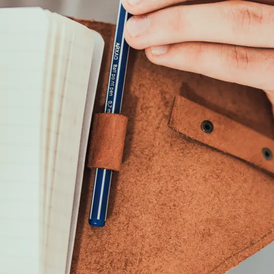 Leather Journal Refillable, Custom Notebook, Travel Journal Writing, Custom Leather Journal {4}