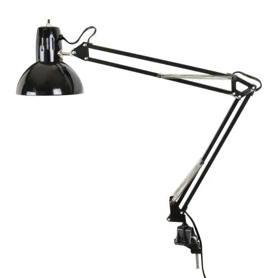 Studio Designs Swing Arm Lamp - Black, Bulb included {2}
