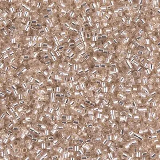 Miyuki Delica Bead 15/0, DBS1203, Silver Lined Pink Mist {1}