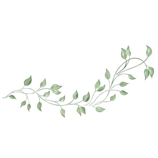 Free-Form Vine Wall Stencil | 2931 by Designer Stencils | Floral Stencils | {1}