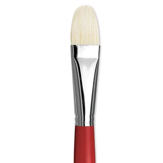 Da Vinci Maestro 2 Hog Bristle Brush - Short Filbert, Long Handle, Size 12 {1}