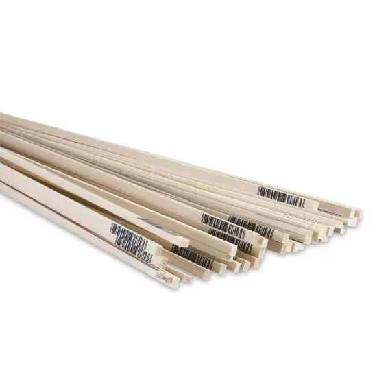 Midwest Products Basswood Strips - 36 Pieces, 1/8" x 3/16" x 24" {1}