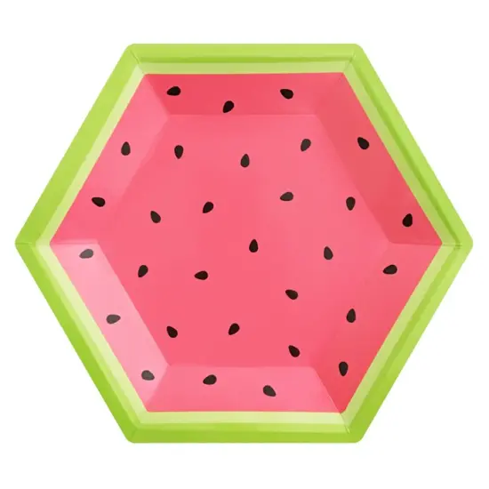 Paper Plates - Large - Watermelon {1}