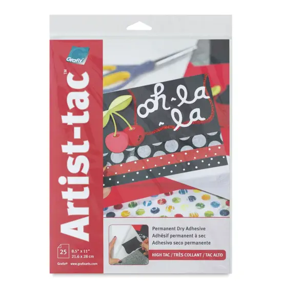 Grafix Artist Tac - 8-1/2" x 11", Pkg of 25 Sheets {2}