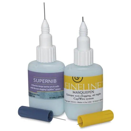Fineline Masquepen Masking Fluid - Masquepen and Supernib, Set of 2 {2}
