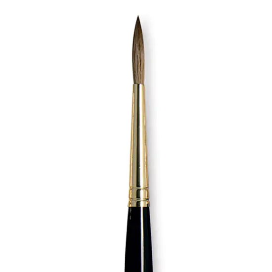 Da Vinci Maestro Kolinsky Brush - Full Belly Round, Short Handle, Size 4 {1}