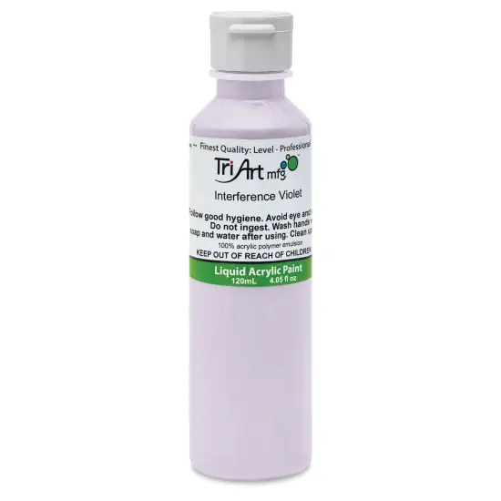 Tri-Art Liquid Artist Acrylics - Interference Violet, 120 ml bottle {1}