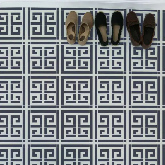 Crete Greek Key Wall Stencil {2}