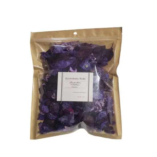 Lavender & Cedar Potpourri 8oz Bag made with Fragrant/Essential Oils HandMade FREE SHIPPING| Wedding Favors | Floral Woodsy Potpourri | {1}