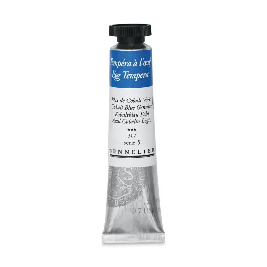 Sennelier Artists Egg Tempera - Cobalt Blue Genuine, 21 ml tube {1}