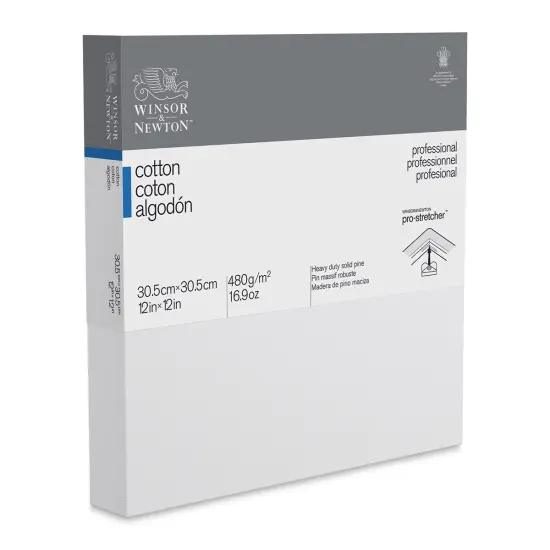 Winsor & Newton Professional Cotton Canvas - 12" x 12", Deep Edge {1}
