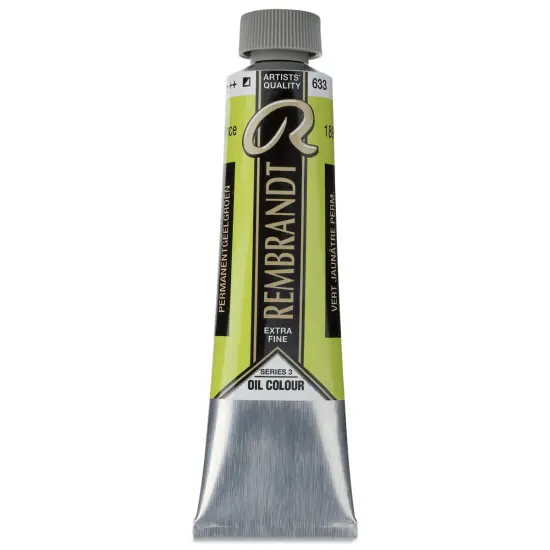 Rembrandt Artists' Oil Color - Permanent Yellowish Green, 40 ml tube {1}