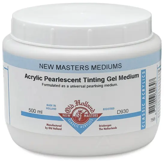 Old Holland New Masters Pearlescent Tinting Gel Medium - 500 ml jar {1}