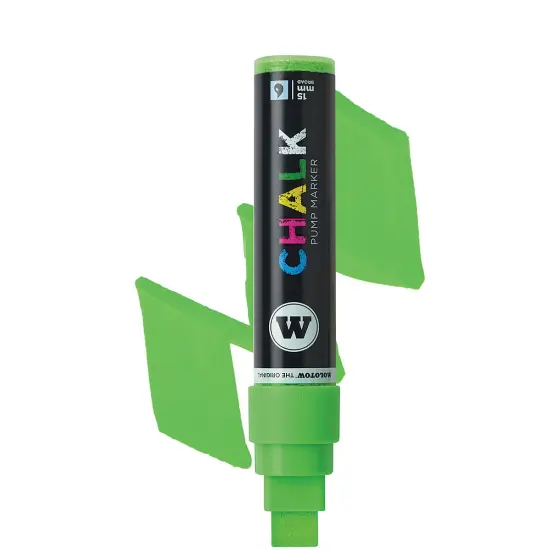 Molotow Chalk Marker - Neon Green, 15 mm {1}