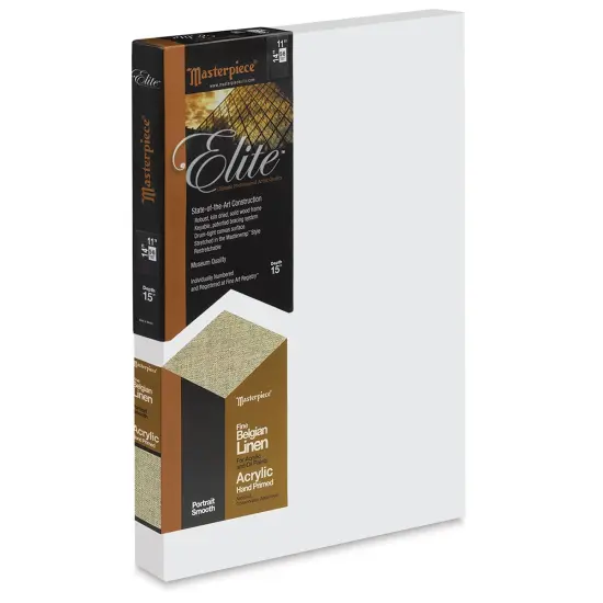 Masterpiece Elite Portrait Smooth Canvas - 11" x 14", Acrylic Primed {1}