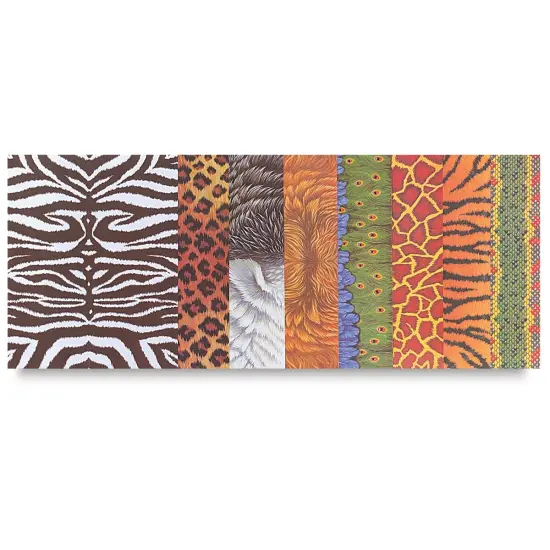 Roylco Decorative Papers - 8-1/2" x 11", Animal, 40 Sheets {2}