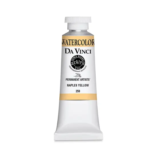 Da Vinci Artists' Permanent Watercolor - Naples Yellow, 37 ml tube {1}