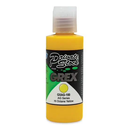 Grex Private Stock Airbrush Base Modifier -Hi Octane Yellow, 2 oz {1}