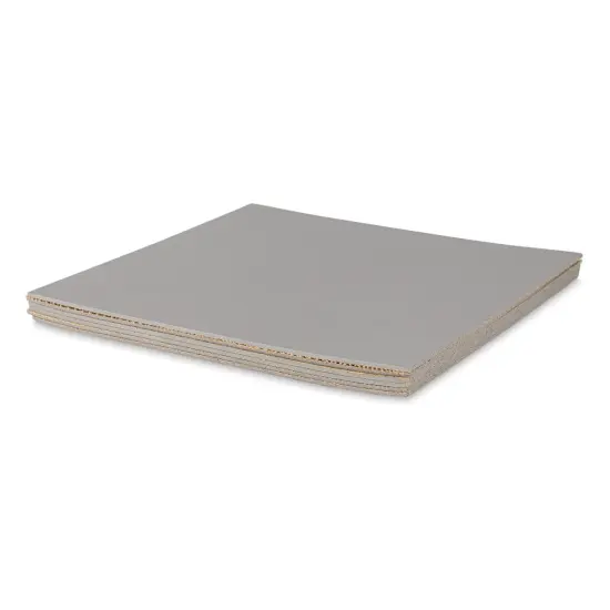 Blick Battleship Gray Linoleum - Pkg of 6, 12" x 12", Unmounted {1}