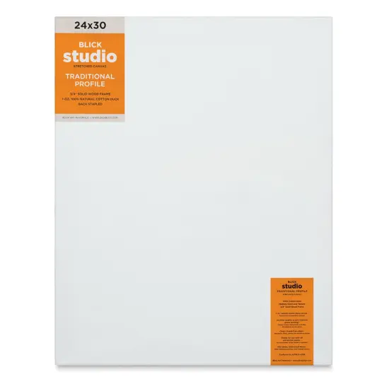 Blick Studio Stretched Cotton Canvas - Traditional Profile, 24" x 30" {2}