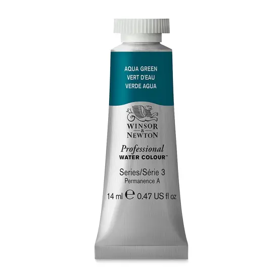 Winsor & Newton Professional Watercolor - Aqua Green, 14 ml Tube {1}