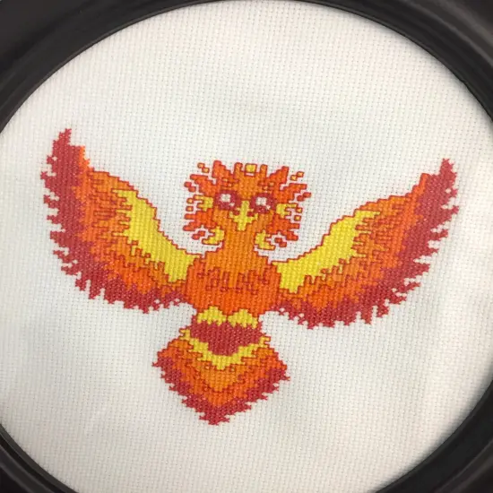 Phoenix Counted Cross Stitch DIY KIT {2}