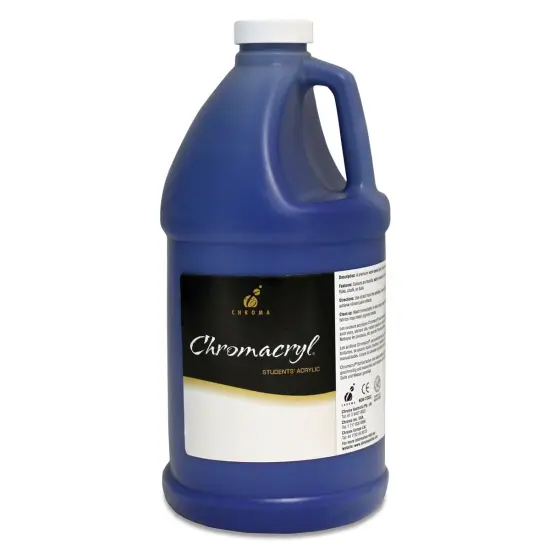 Chromacryl Students' Acrylics - Cool Blue, 64 oz bottle {1}