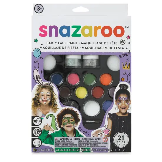 Snazaroo Face Paints - Ultimate Party Pack, Set of 21 {1}