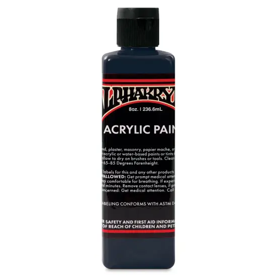 Alpha6 Alphakrylic Acrylic Paint - Dark Blue, 8 oz {1}