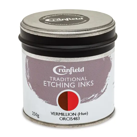 Cranfield Traditional Etching Ink - Vermilion, 250 g {1}